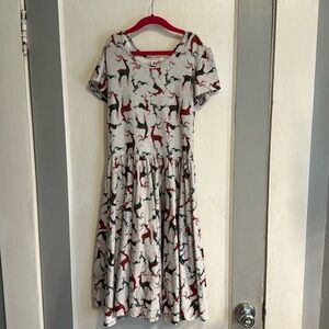 LuLaRoe Christmas Dress